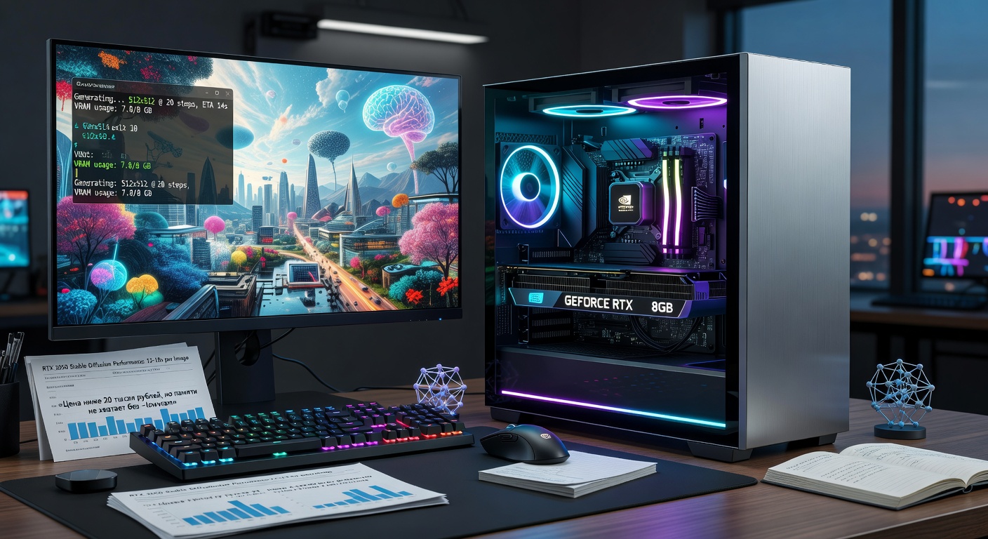 RTX 3050 для нейросетей и Stable Diffusion: на что хватает 8 ГБ VRAM — практические тесты и реальный опыт пользователей