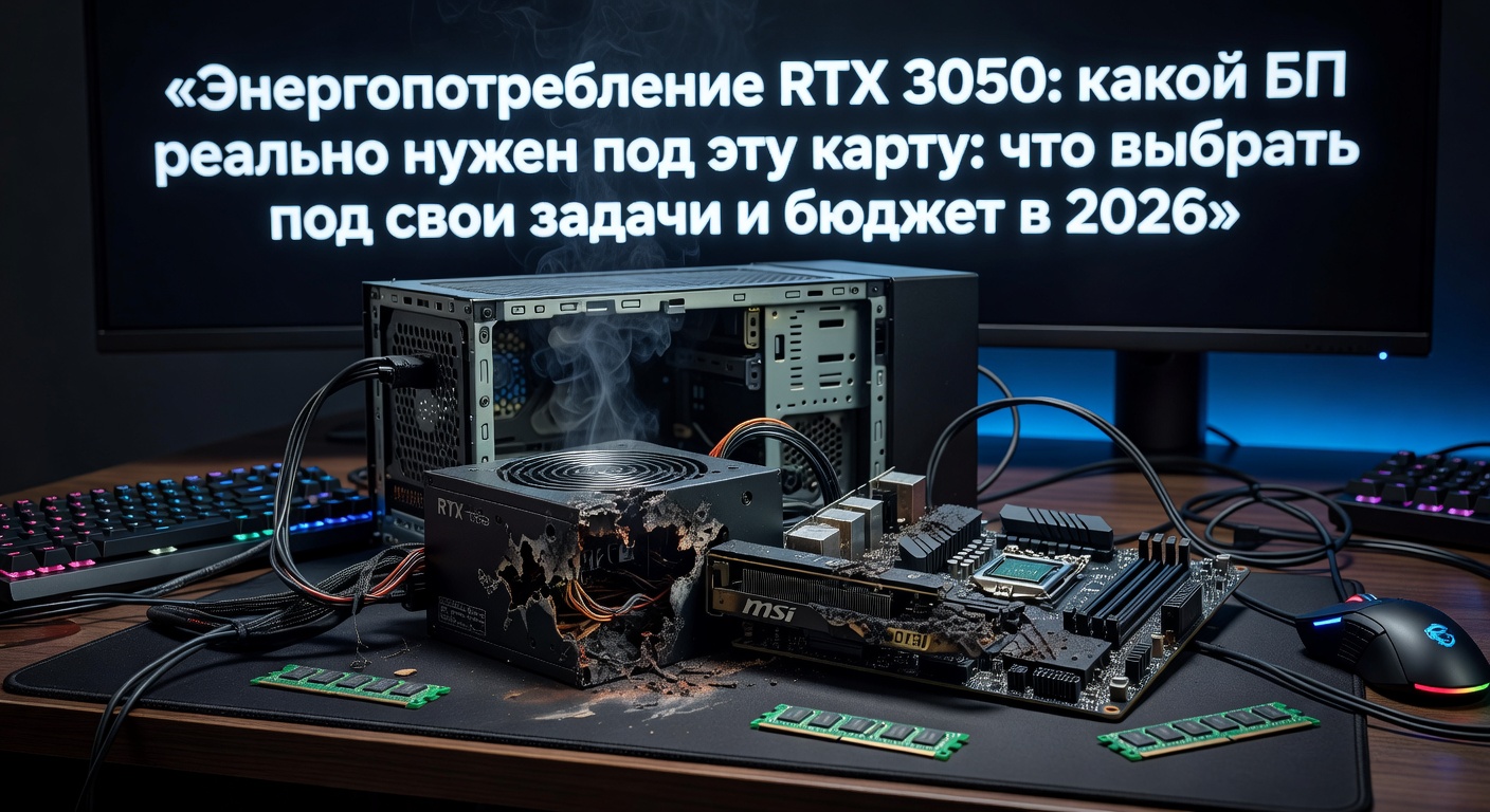 Энергопотребление RTX 3050: какой БП реально нужен под эту карту: что выбрать под свои задачи и бюджет в 2026