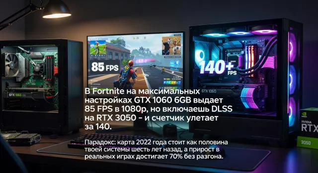 Стоит ли менять GTX 1060 6GB на RTX 3050: разбираем выгоду апгрейда — мнение специалистов и реальные сценарии использования
