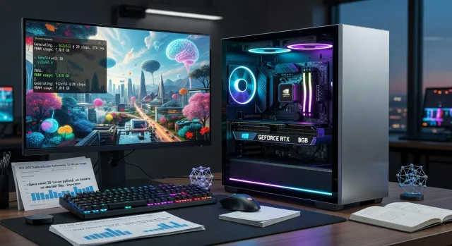 RTX 3050 для нейросетей и Stable Diffusion: на что хватает 8 ГБ VRAM — практические тесты и реальный опыт пользователей